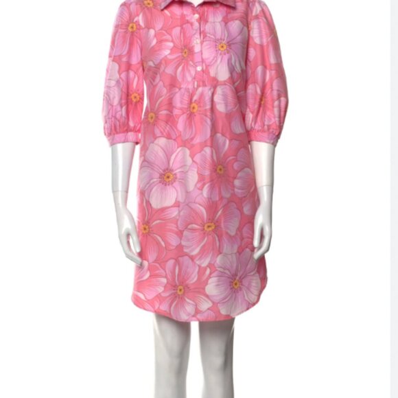 Mayle Floral Print Mini Dress - Picture 1 of 3